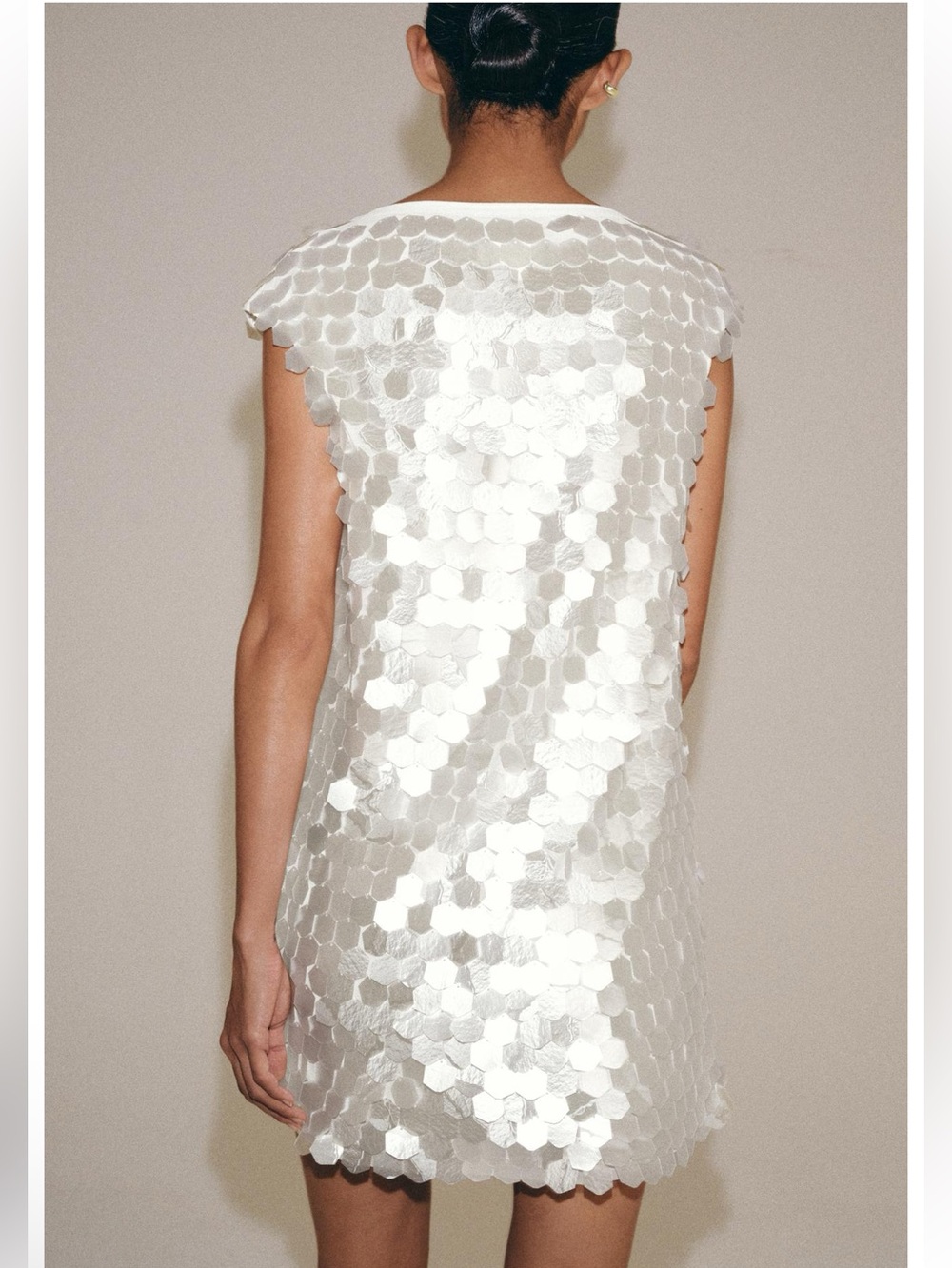 Zara ZW COLLECTION SEQUIN MINI DRESS - Picture 5 of 8